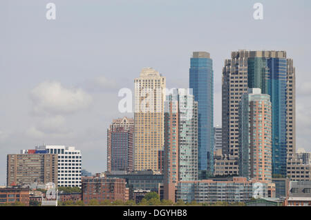 Toits de Jersey City, New Jersey, USA, États-Unis d'Amérique, Amérique du Nord Banque D'Images