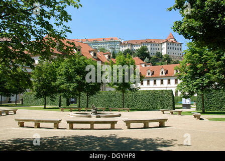 Jardin waldstein, wallenstein palace, Prague, old town, République tchèque, Europe Banque D'Images