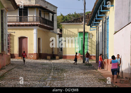 Quartier historique, Trinidad, Cuba, Caraïbes, Amérique centrale Banque D'Images