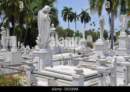 Cementerio cimetière Santa Ifigenia, Santiago de Cuba, le quartier historique, Cuba, Caraïbes, Amérique centrale Banque D'Images