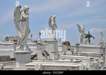 Cementerio cimetière Santa Ifigenia, Santiago de Cuba, le quartier historique, Cuba, Caraïbes, Amérique centrale Banque D'Images