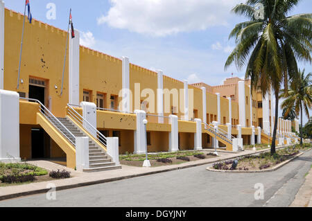 Caserne de Moncada, à Santiago de Cuba, le quartier historique, Cuba, Caraïbes, Amérique centrale Banque D'Images