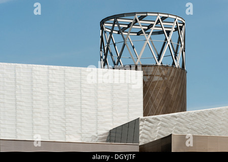 Détail du toit du complexe Lowry à Salford Quays. Banque D'Images