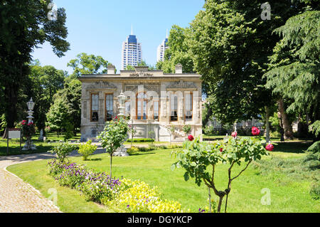 Pavillon de la cour, parc, pavillon ihlamur, Istanbul, Turquie, Europe Banque D'Images