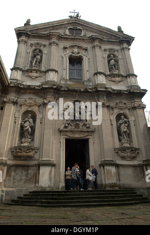 L'Italie, Lombardie, Meda, l'église de Saint Victor, Catholique, Chrétienne, personne, fresques, fresques Renaissance par Bernardino Luini Banque D'Images