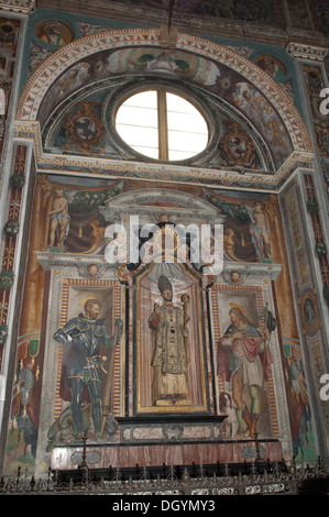 L'Italie, Lombardie, Meda, l'église de Saint Victor, Catholique, Chrétienne, personne, fresques, fresques Renaissance par Bernardino Luini Banque D'Images