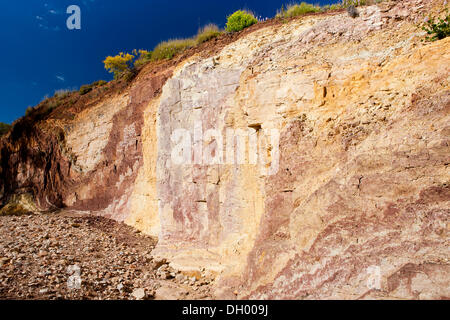 Fosses d'ocre, West MacDonnell National Park, Territoire du Nord, Australie Banque D'Images