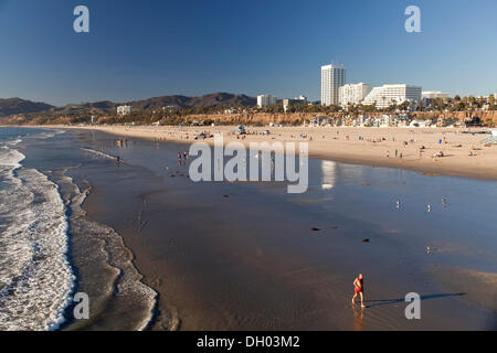 Plage de Santa Monica, Santa Monica, Los Angeles County, Californie, Frankreich, United States Banque D'Images