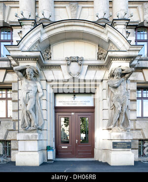 Felix Mendelssohn Bartholdy Université de Musique et théâtre, Leipzig, Saxe, PublicGround Banque D'Images