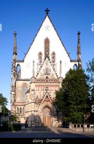 Église Saint-thomas, Leipzig, Saxe, PublicGround Banque D'Images