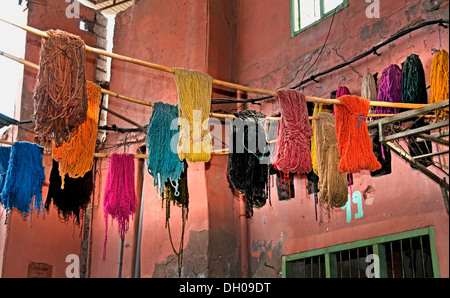 Maroc Marrakech fashion shop boutique Bazar Souk Medina Banque D'Images