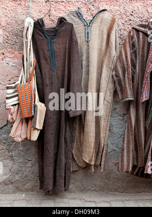 Maroc Marrakech fashion shop boutique Bazar Souk Medina Banque D'Images