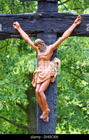 Jésus Christ crucifié, symbole de l'amour éternel de Dieu Banque D'Images