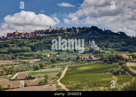 Montepulciano, Italie Banque D'Images