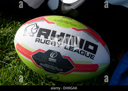 Ligue de Rugby ball Banque D'Images