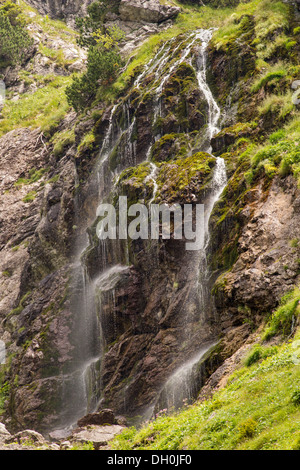 Creek sur mont nebelhorn allgaeu, Bavaria, Banque D'Images