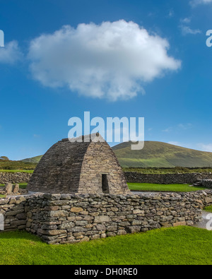 Le comté de Kerry, Irlande : Oratoire Gallarus sur la péninsule de Dingle, une église chrétienne (c.500-800) Banque D'Images