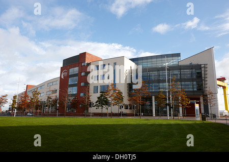 Metropolitan College de Belfast en Irlande du Nord Belfast Titanic Quarter Banque D'Images
