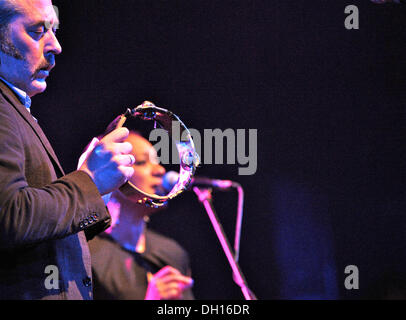 Berlin, Allemagne. 28 Oct, 2013. Stuart A. Staples chanteur du groupe anglais Tindersticks effectue sur scène durant un concert à l'Admiralspalast de Berlin, Allemagne, 28 octobre 2013. Photo : ROLAND POPP/dpa/Alamy Live News Banque D'Images