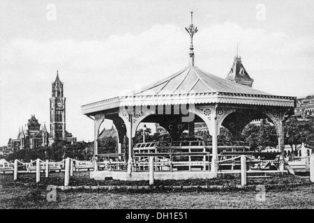 Old vintage photo de Esplanade mumbai maharashtra Inde band stand Banque D'Images