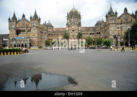 Victoria terminus VT maintenant CST Gare Chhatrapati Shivaji mumbai Maharashtra Inde Asie Banque D'Images