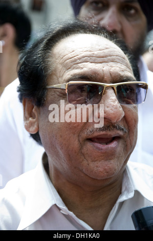 Chanteur de ghazal pakistanais Ustad Ghulam Ali Banque D'Images