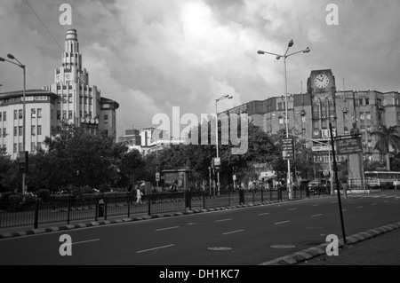 Bâtiment industriel asiatique et Eros Cinema churchgate Mumbai Maharashtra Inde Asie Banque D'Images