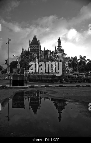 Bâtiment Oriental fontaine flora hutatma chowk Mumbai Maharashtra Inde Asie Banque D'Images