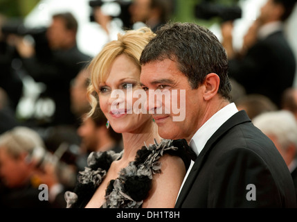 Ville de Cannes : balades célébrités onfamous beforepreview offilm tapis rouge 'Midnight in Paris' le 11 mai 2011. Banque D'Images