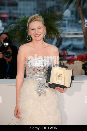 Cannes International Film Festival 2011 : Kirsten Dunst (2011/05/22) Banque D'Images