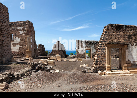 Vieille cathédrale, Cidade Velha, anciennement Ribeira Grande, île de Santiago, Cap-Vert Banque D'Images