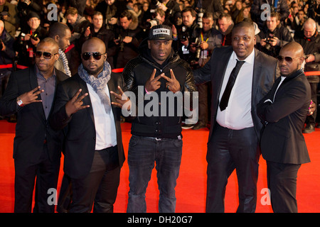 Annuel 2013 NRJ Music Awards : Sexion d'Assaut (2013/01/26) Banque D'Images