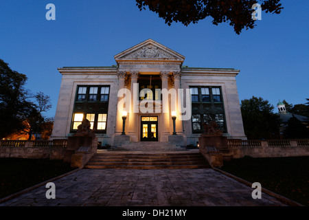 L'École de Colt, bâtiments historiques, Bristol, Rhode Island, USA Banque D'Images