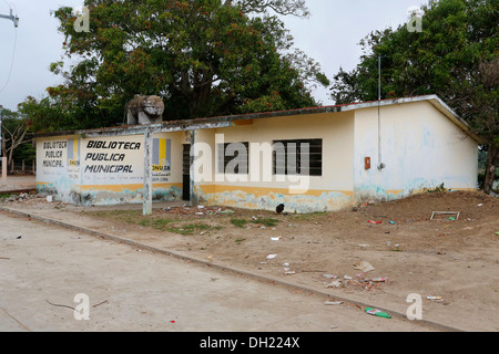 Bibliothèque communautaire, Chanero Rio, Provinz Jonuta, Tabasco, Mexique Banque D'Images