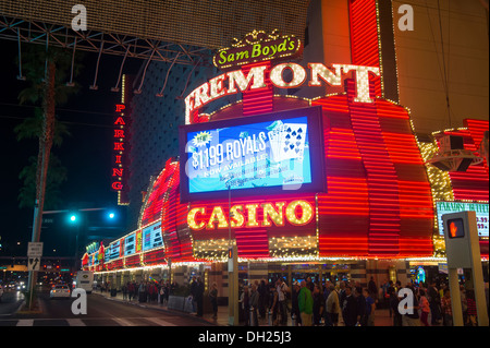 Le Fremont Street Experience à Las Vegas, Banque D'Images