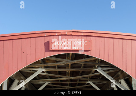 Les ponts de Madison County de Winterset en Iowa Banque D'Images