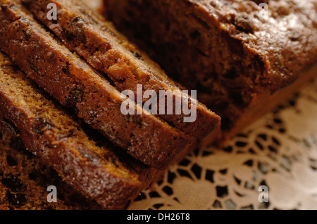 Bara Brith Cake traditionnel gallois Banque D'Images