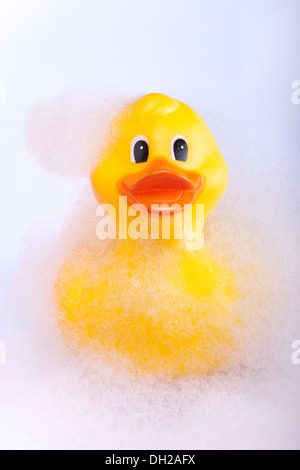 Canard en caoutchouc jaune Banque D'Images