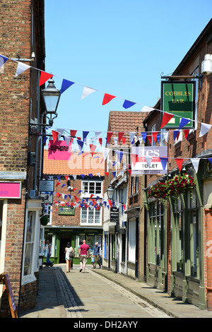 Nouvelle rue historique, Louth, Lincolnshire, Angleterre, Royaume-Uni Banque D'Images