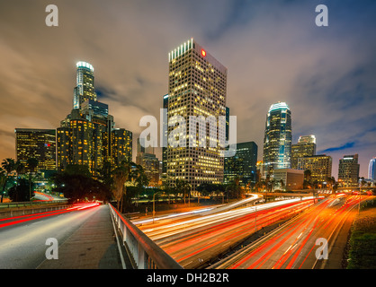 Los Angeles at night Banque D'Images