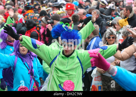 Rosenmontag parade, Carnaval 2010, Koblenz, Rhénanie-Palatinat Banque D'Images