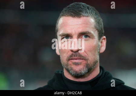 Marco Kurz, entraîneur-chef de l'équipe de football de deuxième division, 1. FC Kaiserslautern, Düsseldorf, Rhénanie du Nord-Westphalie Banque D'Images