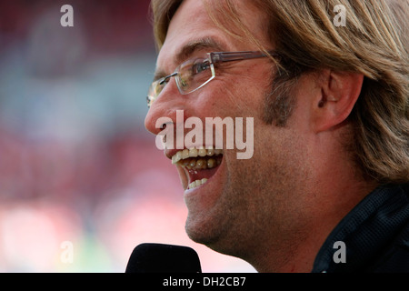 Jürgen Klopp, l'entraîneur de l'équipe de football Bundesliga Borussia Dortmund, Mayence, Rhénanie-Palatinat Banque D'Images