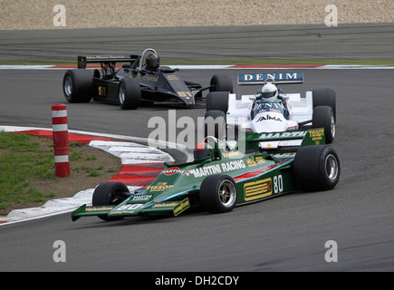 La race de l'historique les voitures de Formule 1, devant Sidney trou dans la Lotus 80 de 1980, Oldtimer-Grand-Prix 2010 pour automobiles Banque D'Images