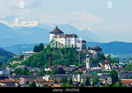 Vue de la forteresse de Kufstein, Kufstein, Inn, dans le Tyrol, Autriche, Europe Banque D'Images