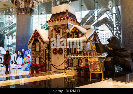 L'intérieur du Grand Lisboa casino à Macao. Banque D'Images