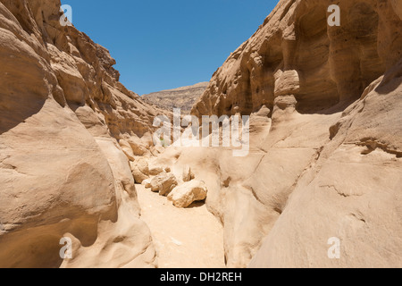 Impressions de Canyon Coloré, Sinaï, Égypte Banque D'Images