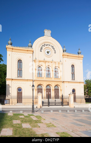 Synagogue de la Place Kossuth, Pecs, Hongrie, Southern Transdanubia Banque D'Images