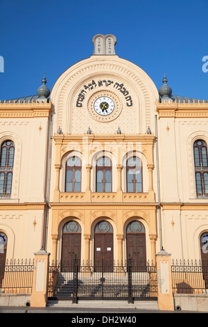 Synagogue de la Place Kossuth, Pecs, Hongrie, Southern Transdanubia Banque D'Images