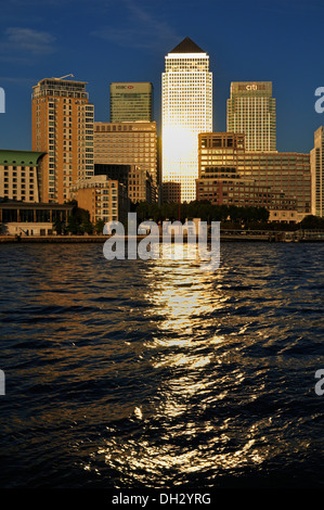 Offres et Canary Wharf, Isle of Dogs, Docklands, London E14, Royaume-Uni Banque D'Images